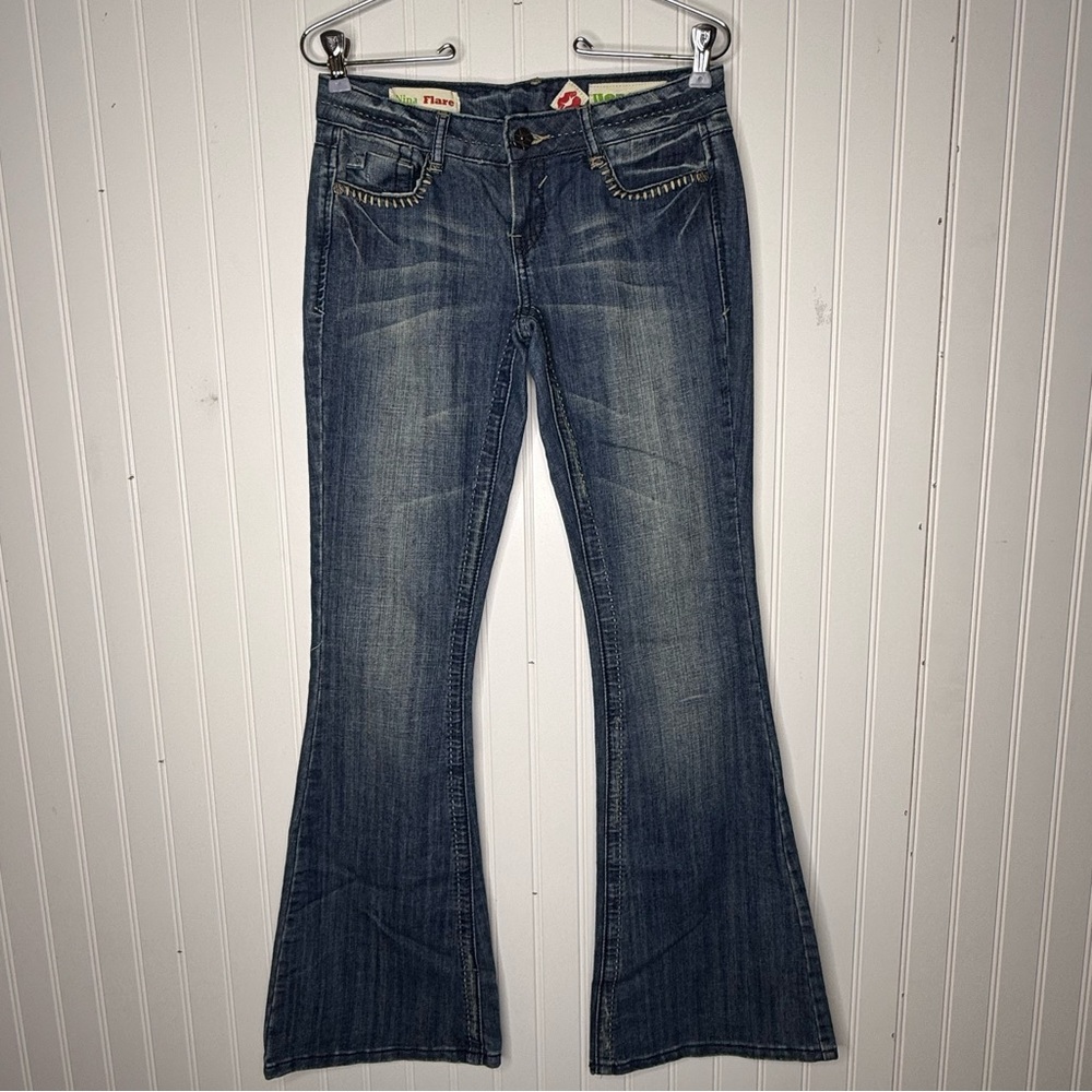 Hot Kiss 90s Y2K Nina Flare Low rise Jeans Size 3